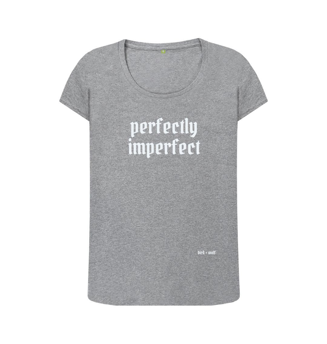 Athletic Grey Perfectly Imperfect Scoop Neck Tee