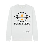 White Planet Disco Cosy Sweatshirt