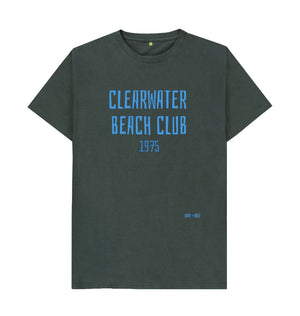 Dark Grey Clearwater Beach Club 1975 Classic Tee