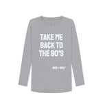 Athletic Grey Take Me Back to The 90's Long Sleeve Tee