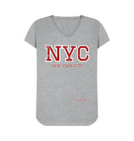 Athletic Grey NYC V Neck Tee