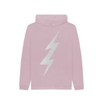 Mauve Lightning Streak Kids Cosy Hoodie