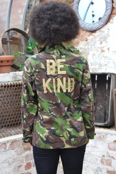 Little girl hot sale army fatigue jacket