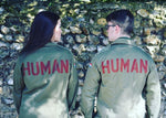 Human Bird + Wolf Dutch Army Jacket Customised Slogan