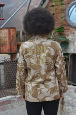 One Love Bird + Wolf Desert Camo Jacket - Customised Camouflage Army