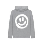 Athletic Grey White Smiley Face  Kids Cosy Hoodie