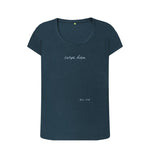 Denim Blue Carpe Diem Short Sleeve T Shirt