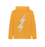 Mustard Lightning Streak Kids Cosy Hoodie