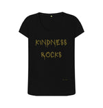 Black Kindness Rocks Scoop T Shirt