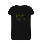 Black Love Wins Scoop T Shirt