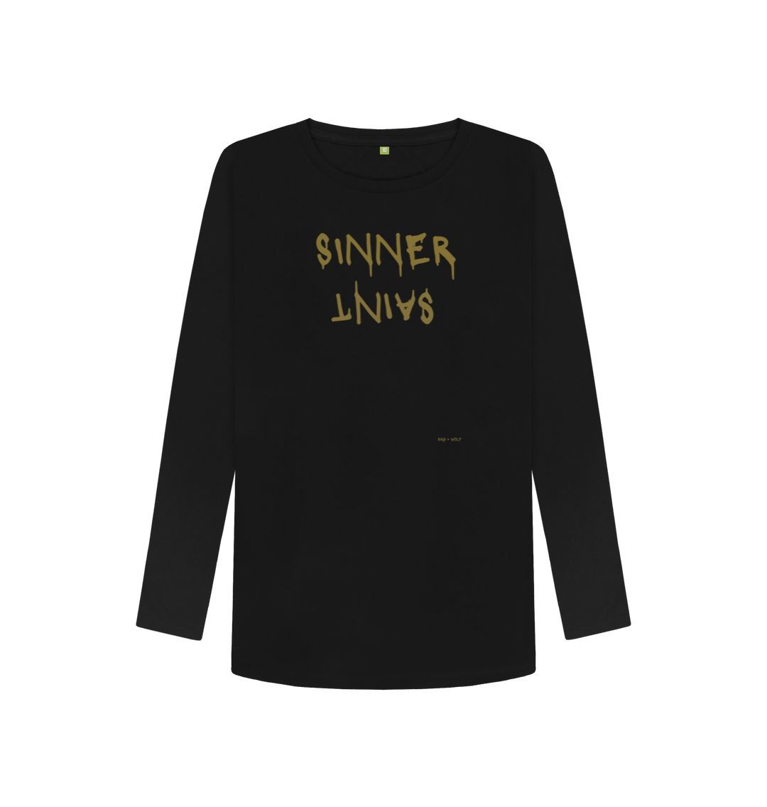 Black Sinner Saint Long Sleeve T  Shirt