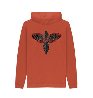Rust Wingspan (Back) Chunky Hoodie