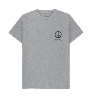 Athletic Grey Small Peace Sign Classic T Shirt