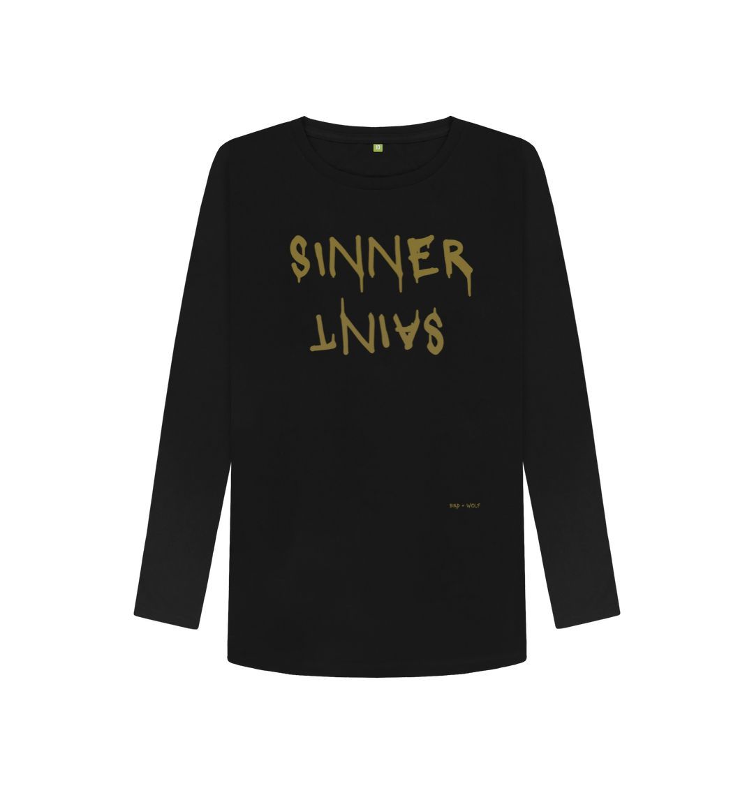 Black Sinner Saint Long Sleeve T Shirt
