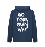 Navy Go Your Own Way Chunky Hoodie