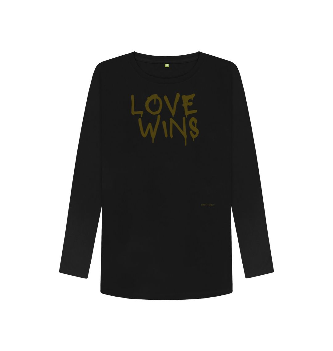 Black Love Wins Long Sleeve T Shirt
