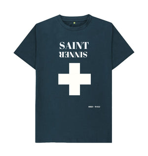 Denim Blue Saint Sinner Classic T Shirt