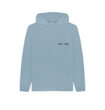 Stone Blue Peace + Mountains Kids Cosy Hoodie