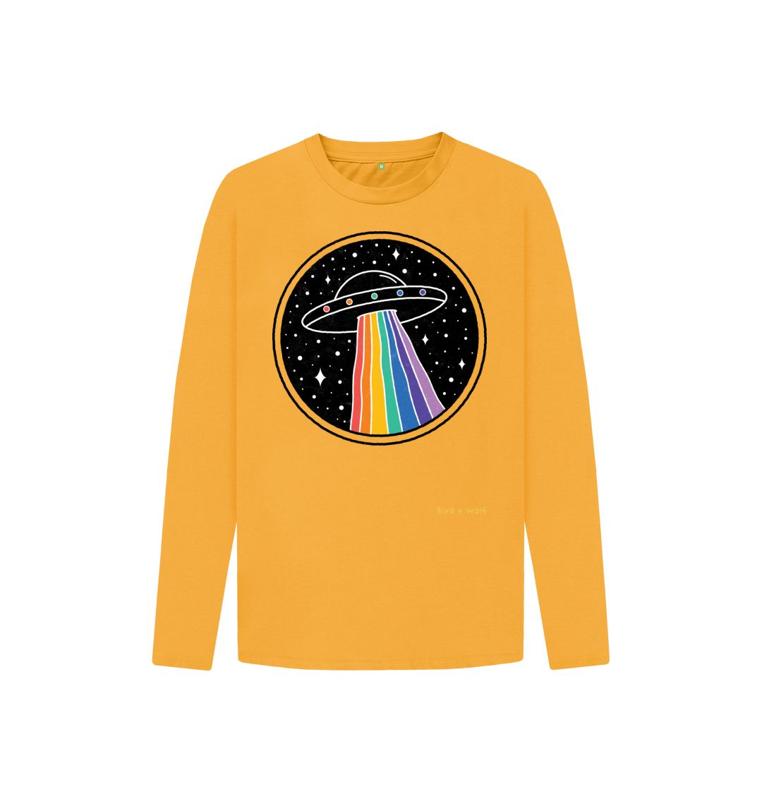 Mustard Spaceship Kids Long Sleeved Tee